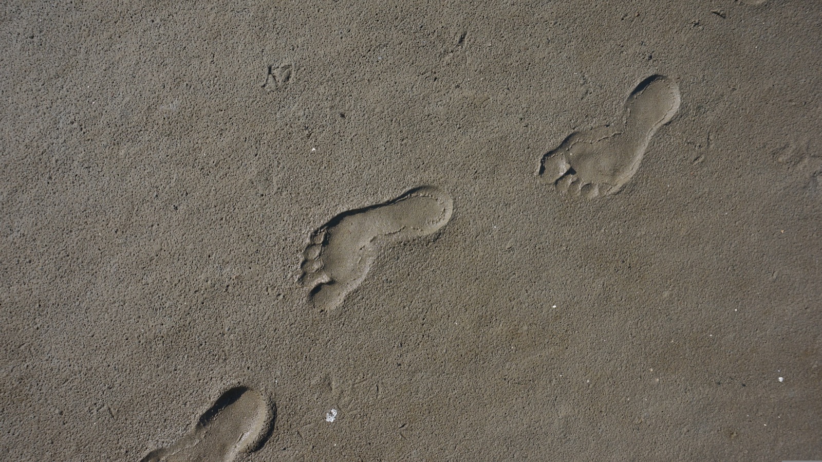 Footprints in sand fading away, symbolizing ephemeral one-time secret links